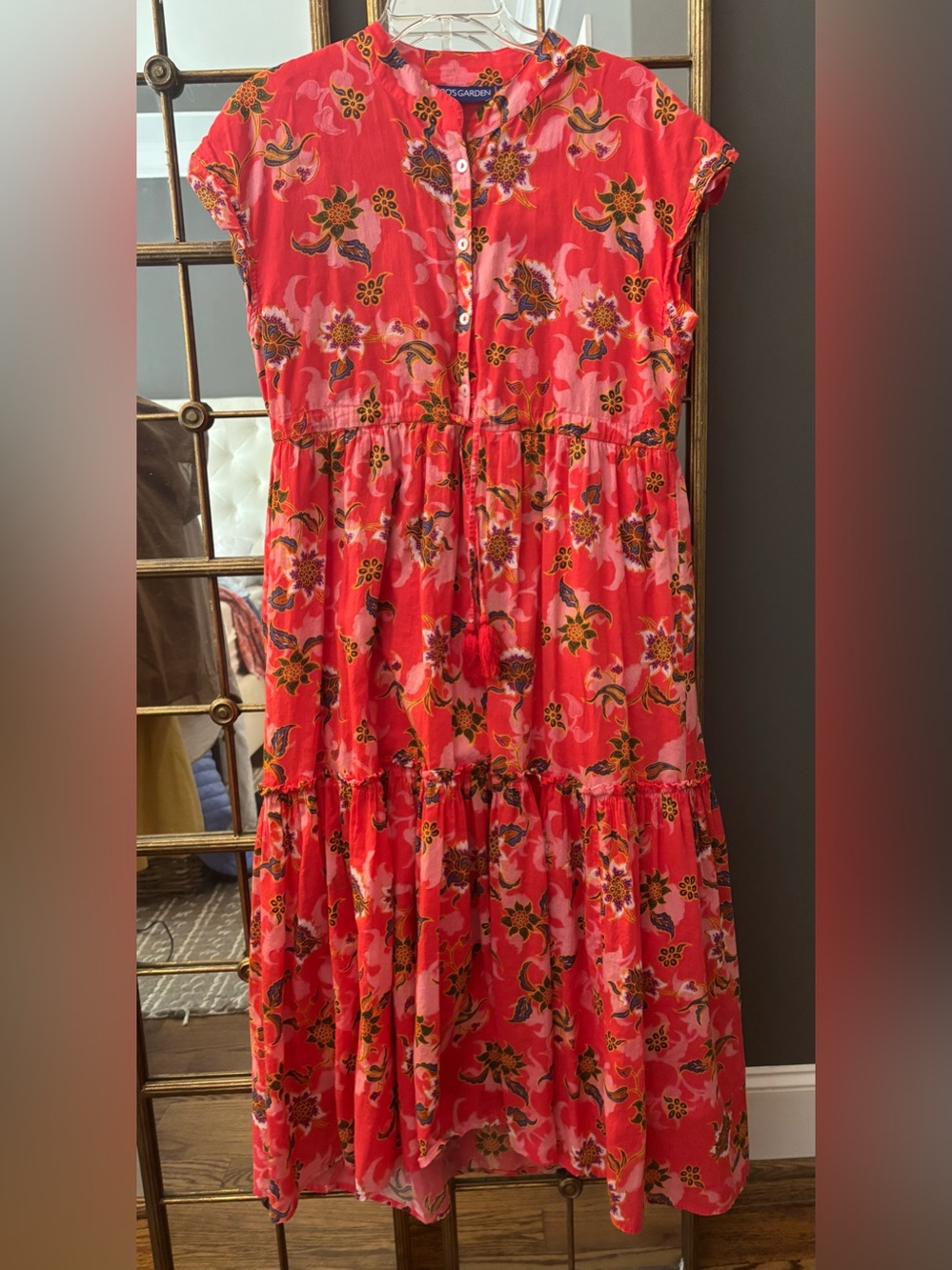 Vibrant Rex Floral Maxi Dress